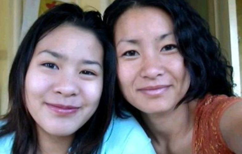 Jora Trang and daughter